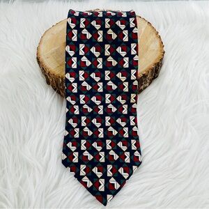 Brook Brothers Silk Abstract Print Tie